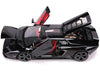 Lambo Countach LPI 800-4 Black with Red Interior Special Edition 1/18 Diecast Model Car 31459BK
