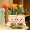 XIZHI 2 Pack 13.8" Soft Plant Plush Toy Stuffed Animals Succulents Plush Pillow Decor Plant Throw Plushie Pillow Doll Gift for Kids Boys