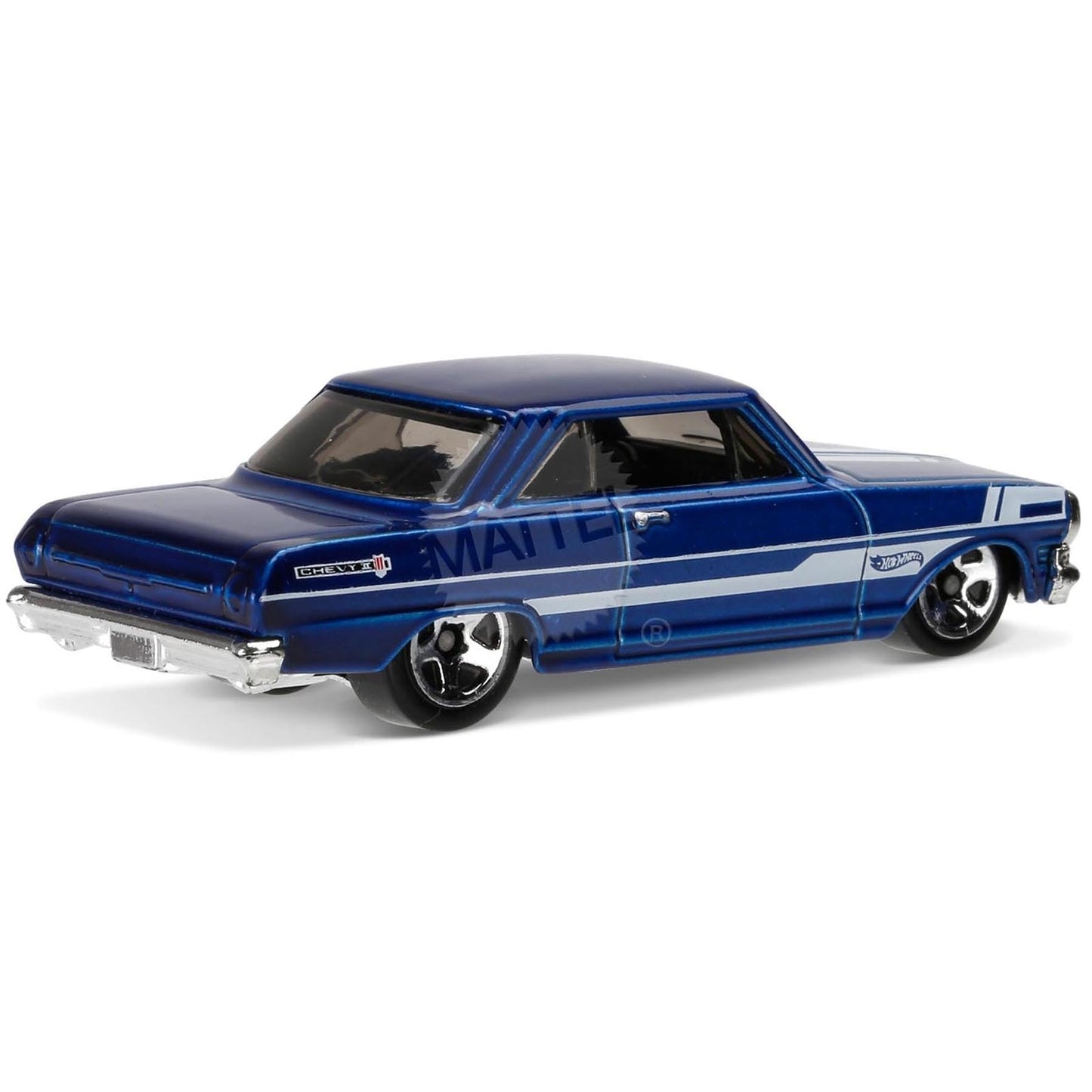 Hot Wheels, 2016 Muscle Mania, '63 Chevy II [Blue] Die-Cast Vehicle #128/250