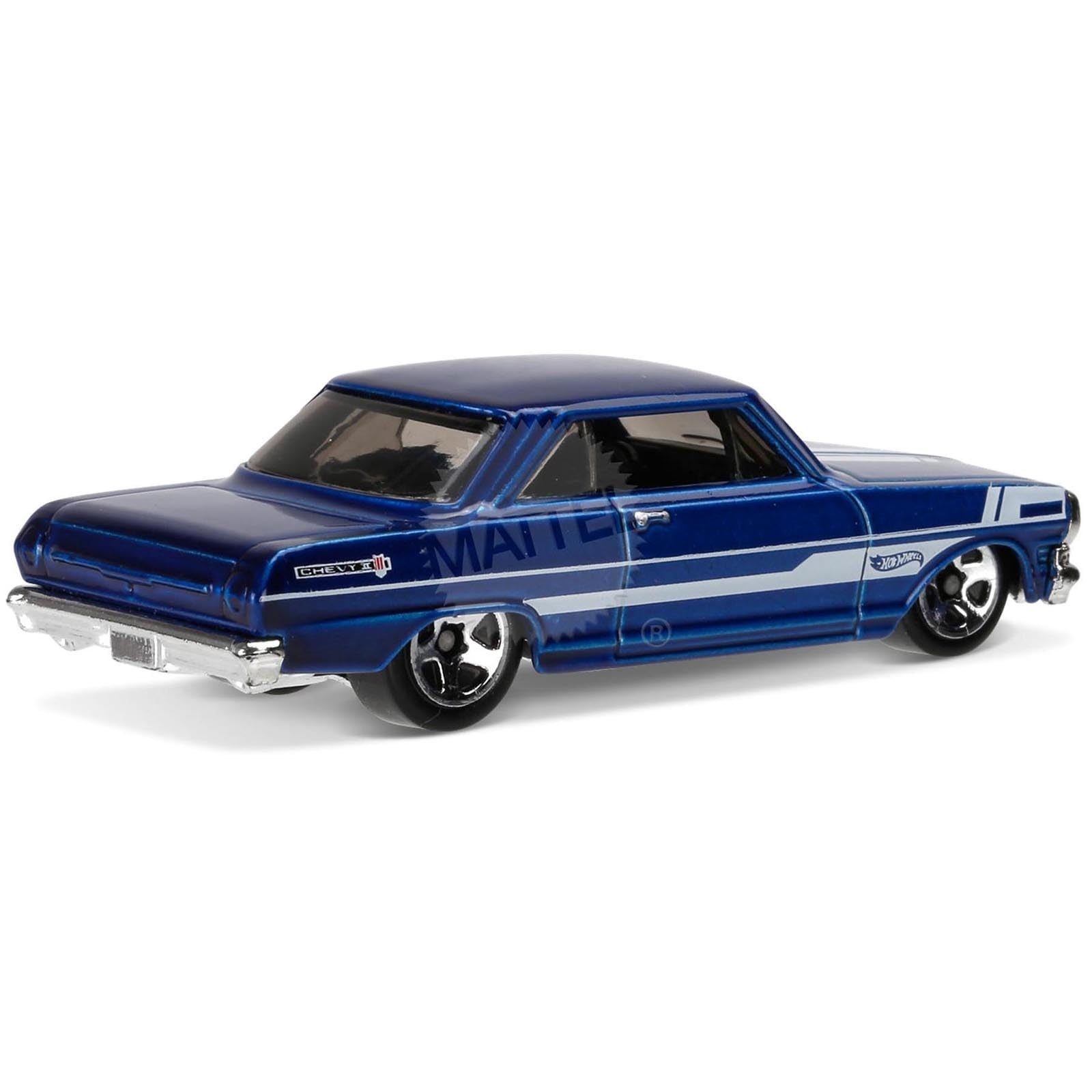 Hot Wheels, 2016 Muscle Mania, '63 Chevy II [Blue] Die-Cast Vehicle #128/250