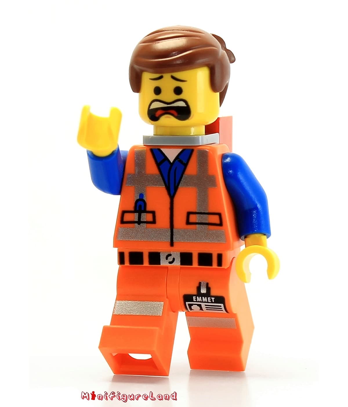 LEGO The Movie LOOSE Mini Figure Emmet with Piece of Resistance