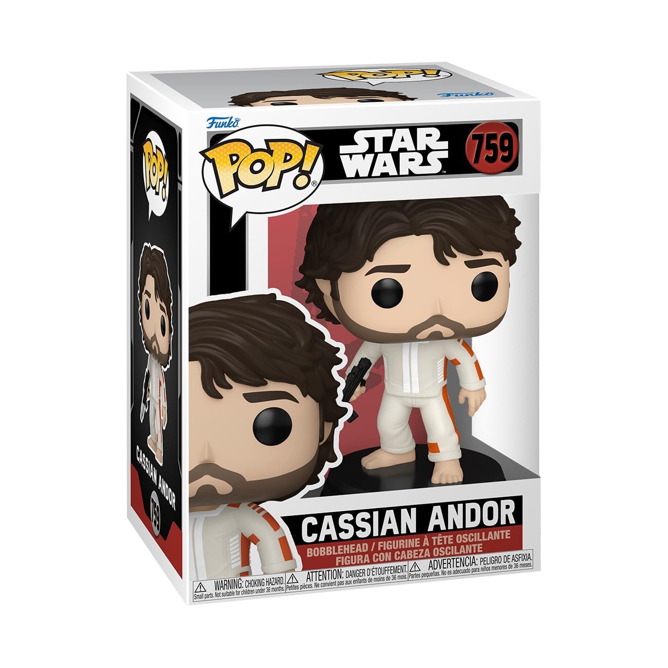 Funko Pop Star Wars: Andor - Cassian Andor - Collectable Vinyl Figure - Gift Idea - Official Merchandise - Toys for Kids & Adults - Sci-Fi Fans