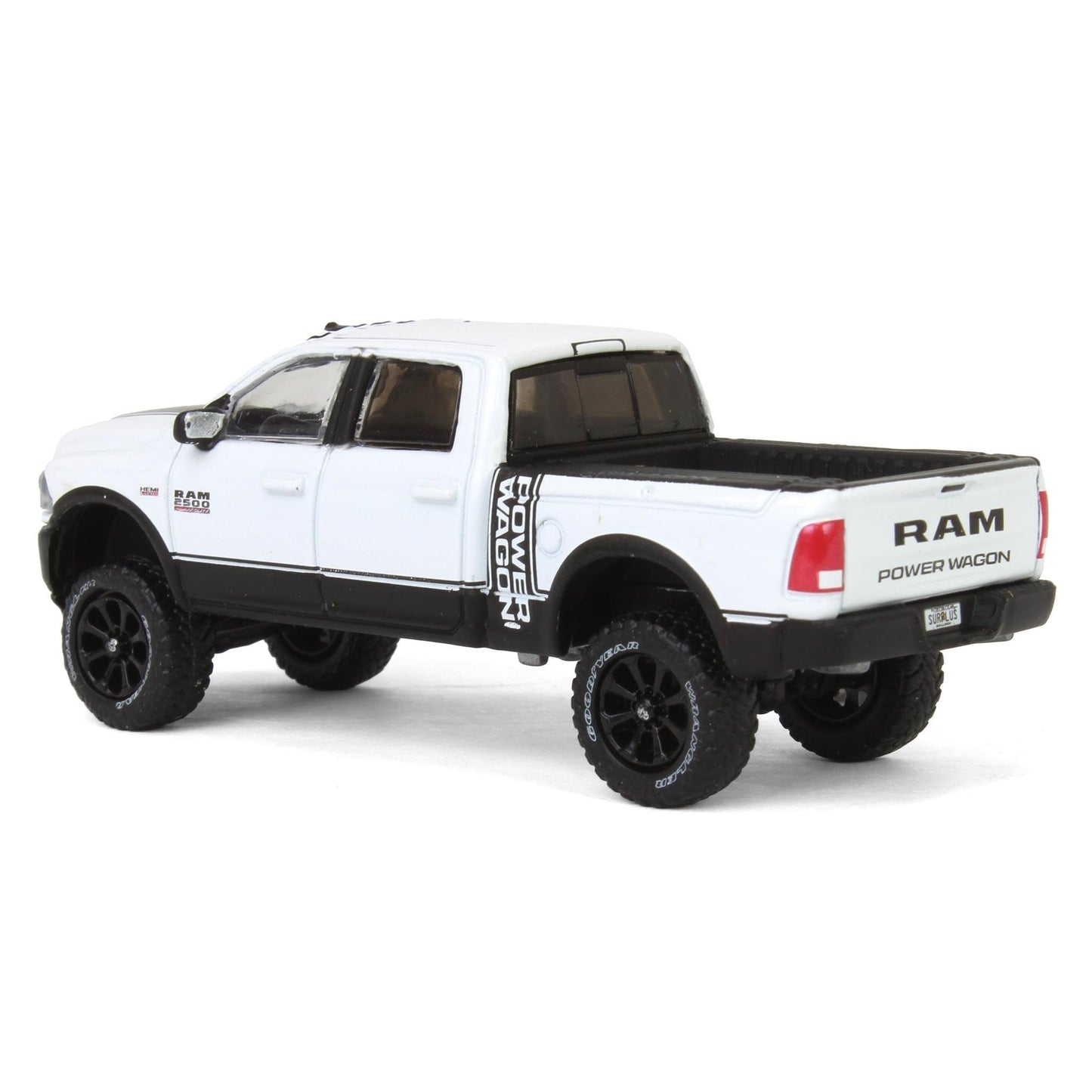 Truck 1/64 Lifted 2017 Ram 2500 Power Wagon Pickup White Exclusive 51582-A