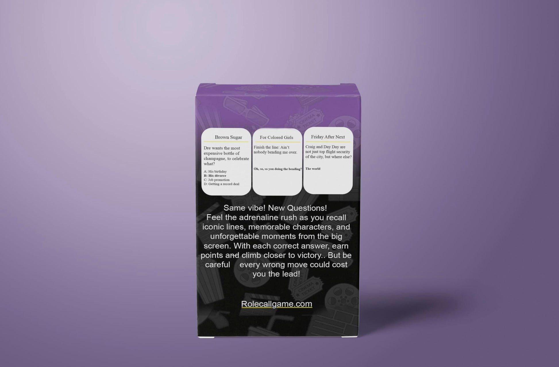 CP TIME Role Call: Blackbuster Edition - Movie Trivia Game for Adults, Black Culture Games, Family Fun, Great for Family Game Nights! (Volume 2)