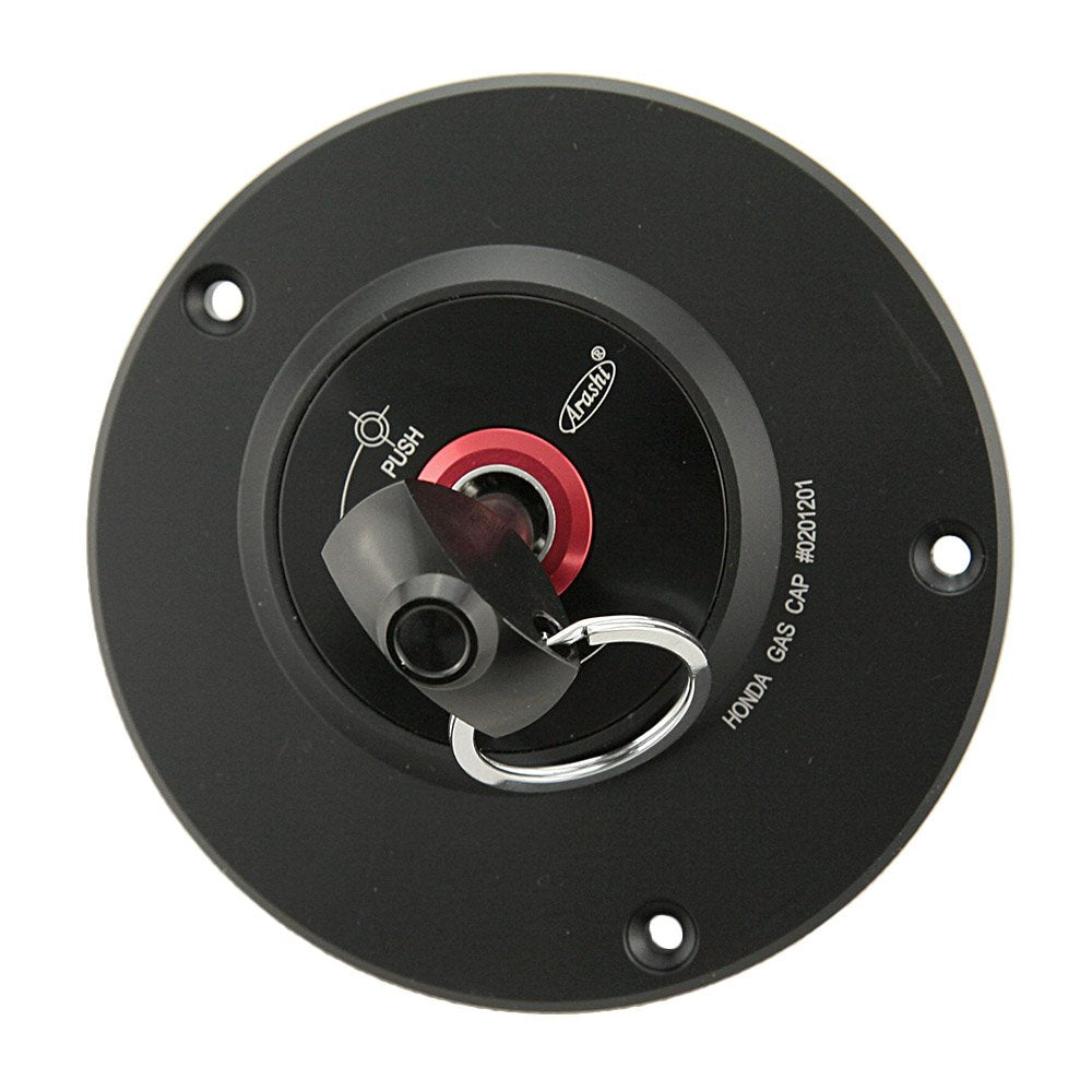 GZYF Motorcycle CNC Black Gas Tank Cover Cap & Key Set for HONDA CBR600RR CBR929RR CBR1000RR CBR1100XX