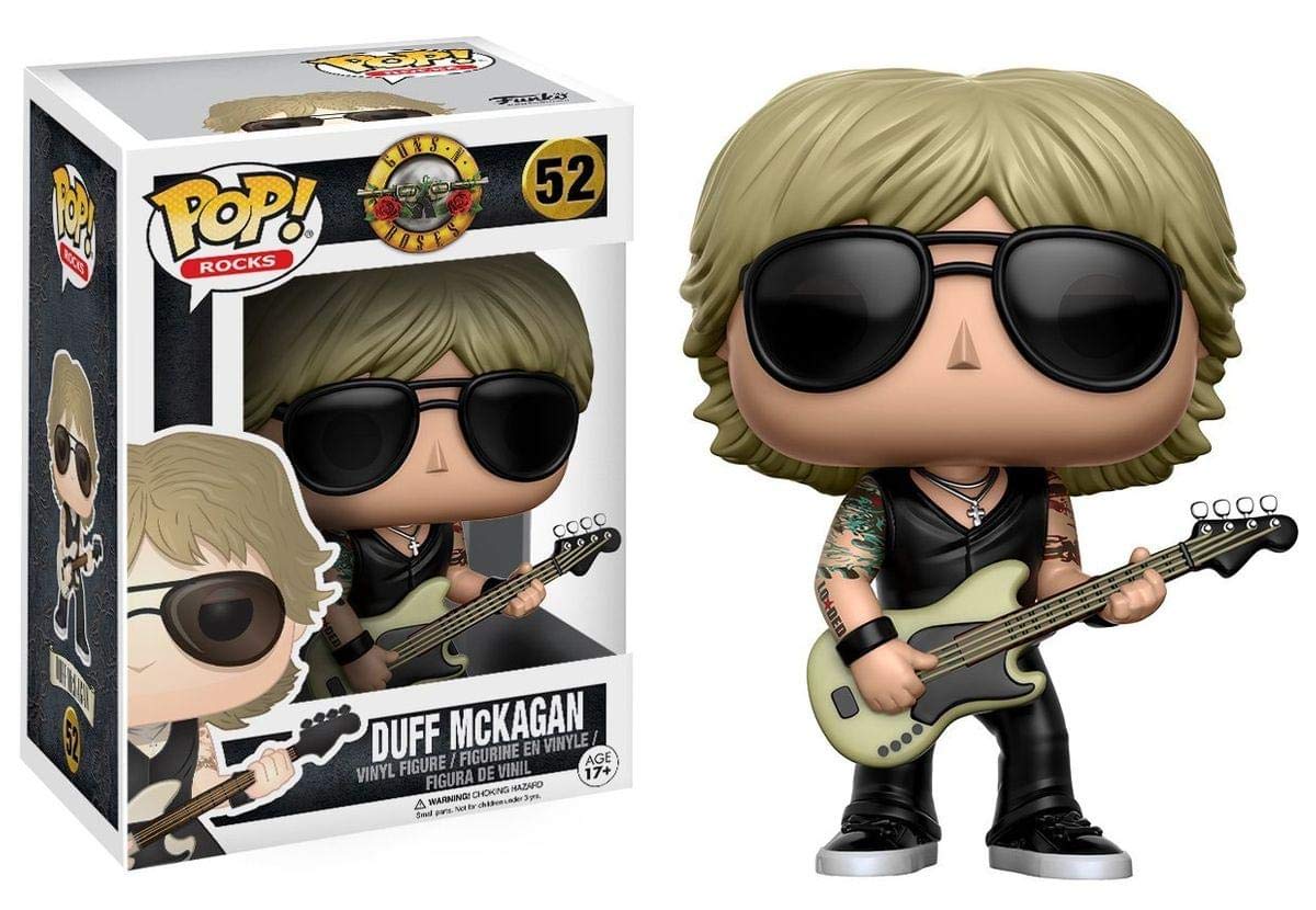 Funko Rocks: Pop Music Guns N Roses Collectors Set-Slash, Axl Rose, Duff McKagan Action Figure