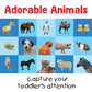 Briarpatch, First 100 Animals Matching Card Game, Based On Board Books by Roger Priddy, Preschool Learning for Kids