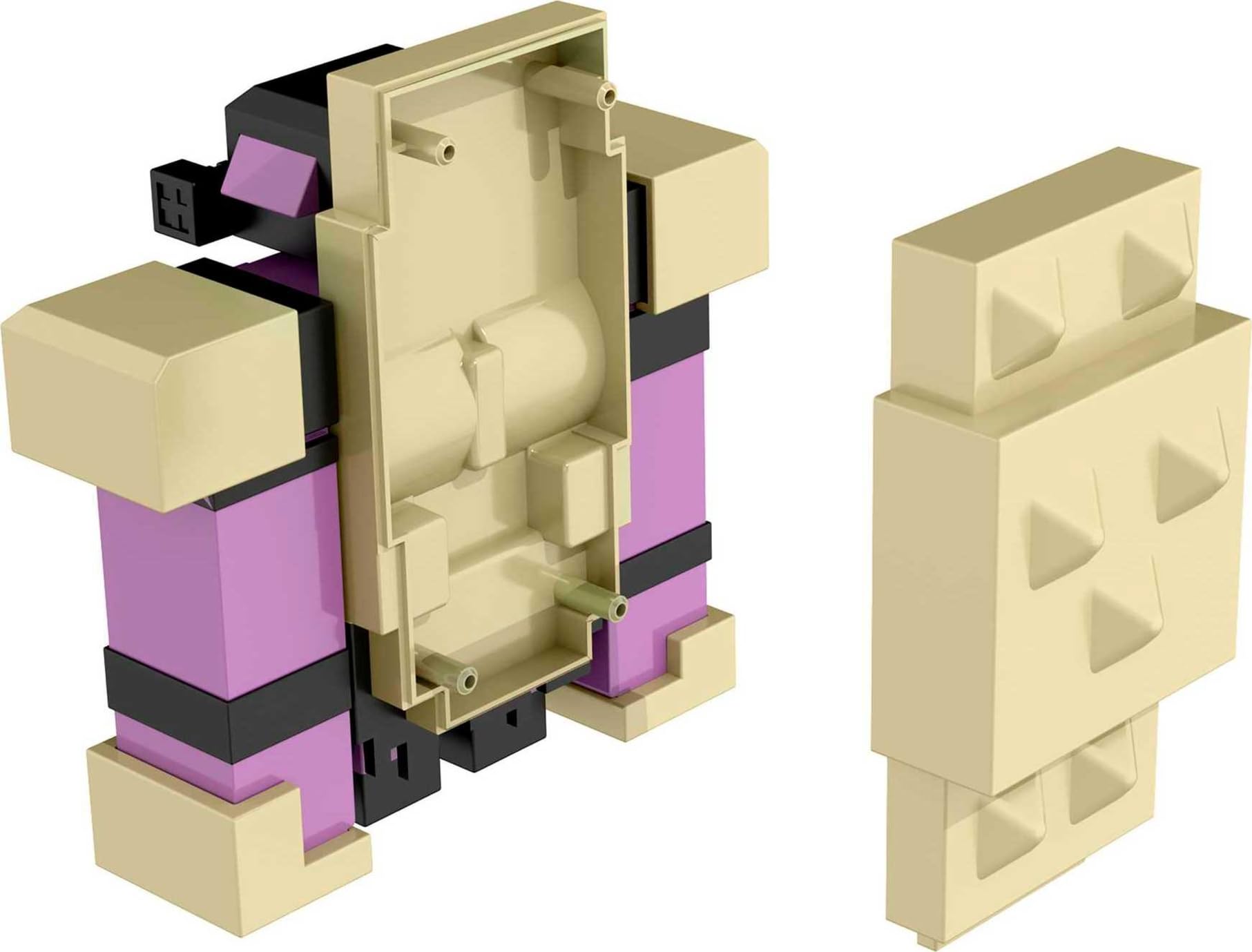 Mattel Minecraft Legends Nether Invasion Pack, Set of 4 Action Figures with Attack Action and Accessories