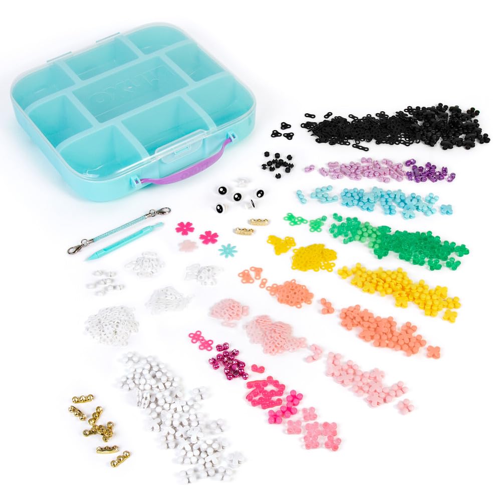 Make It Real: LinXo Creator Set 650 pcs, DIY 13 Projects, Jewelry & Collectible Figures, Design-Build-Rebuild, Flexible Pieces, Girls & Kids Ages 6+