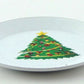 Melody Jane Dolls Houses Christmas Tree Plate Miniature Kitchen Dining Room Table Accessory