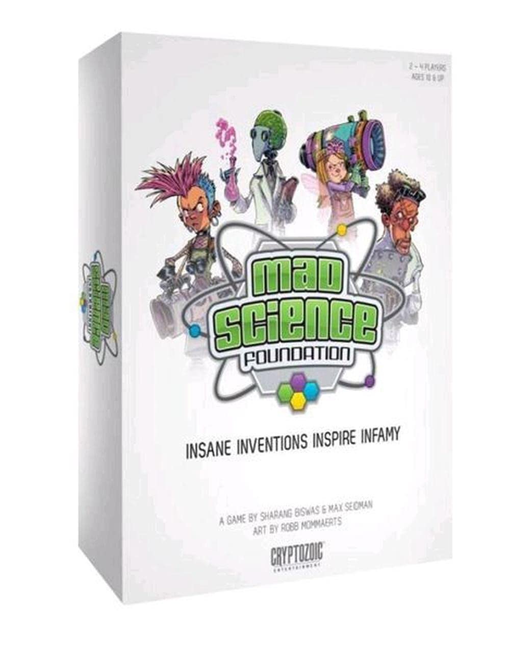 Mad Science Foundation Card Game Cryptozoic Entertainment