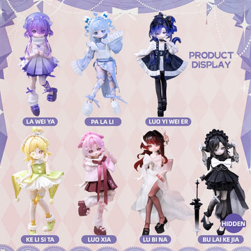 XiDonDon Ocean Gem Series 1/12 BJD Blind Box Mystery Box Action Figure Cute Collectibles Figures Dolls Toys Birthday Gift (Single Box)