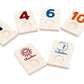 Bello Games New York, Inc. Spring Street Deluxe Designer Rummy Game Set with Wooden Racks and Large Size Engraved Numbers in a Blue Velour Case