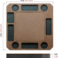 Floating Games Pool Table or Card Table Tray for Pool or Beach Party Float Lounge Durable Foam Drink Holders with Waterproof Playing Cards for Summer
