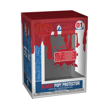 Funko Pop! Protector Printed UV: Dripping Red Blood Pop Protector - Premium Protector Display Cases Pop Collectable Vinyl Figures - Durable and