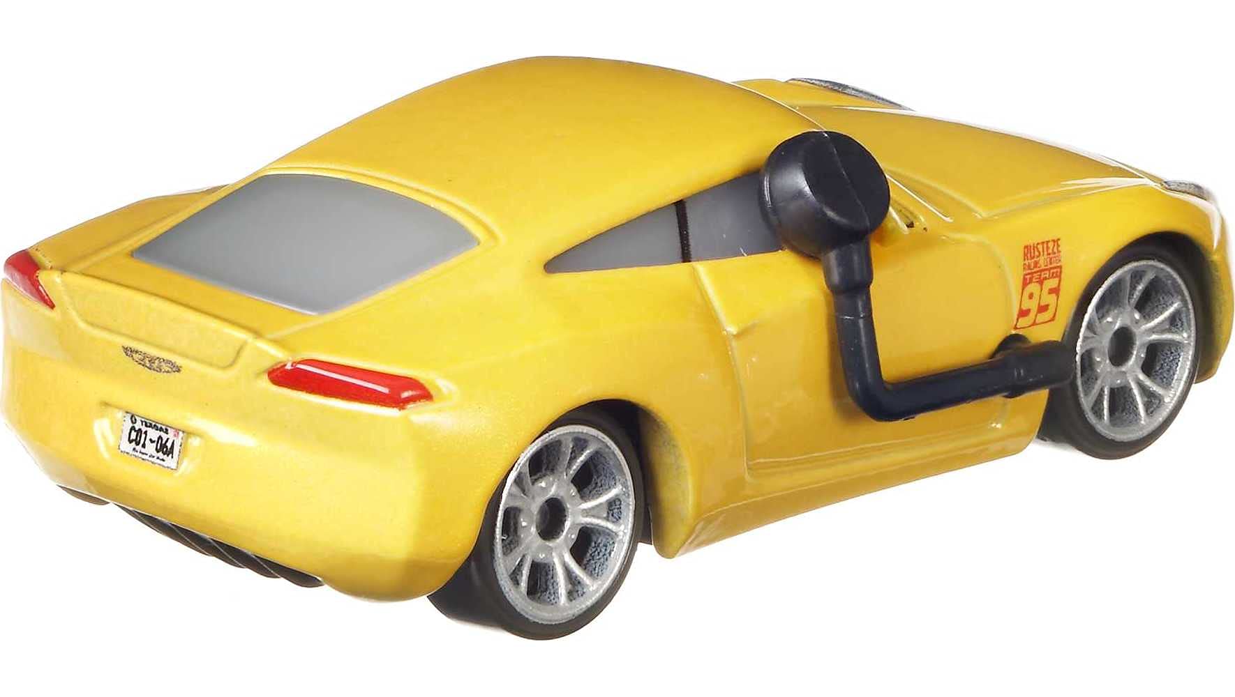 Disney Cars Toys and Pixar Cars Trainer Cruz Ramirez, Miniature, Collectible Racecar Automobile Toys Based on Cars Movies, for Kids Age 3 and Older