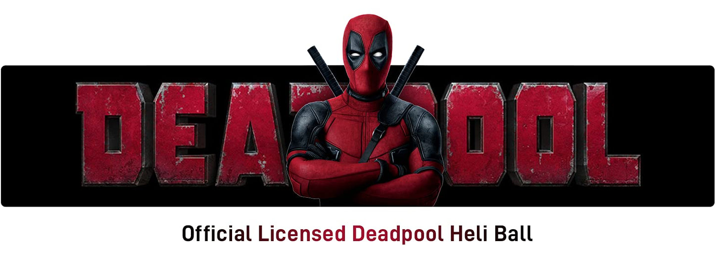 Marvel Deadpool Motion Sensing Flying Ball Toy, Dual Rotors, USB Charging
