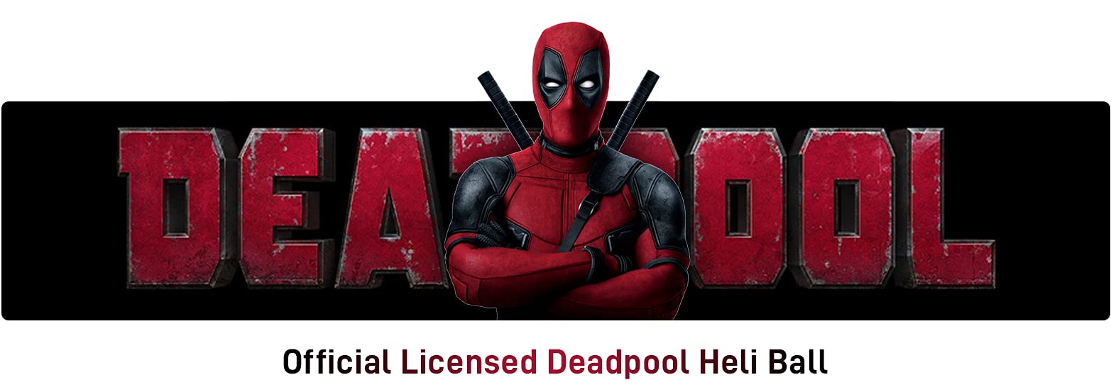 Marvel Deadpool Motion Sensing Flying Ball Toy, Dual Rotors, USB Charging