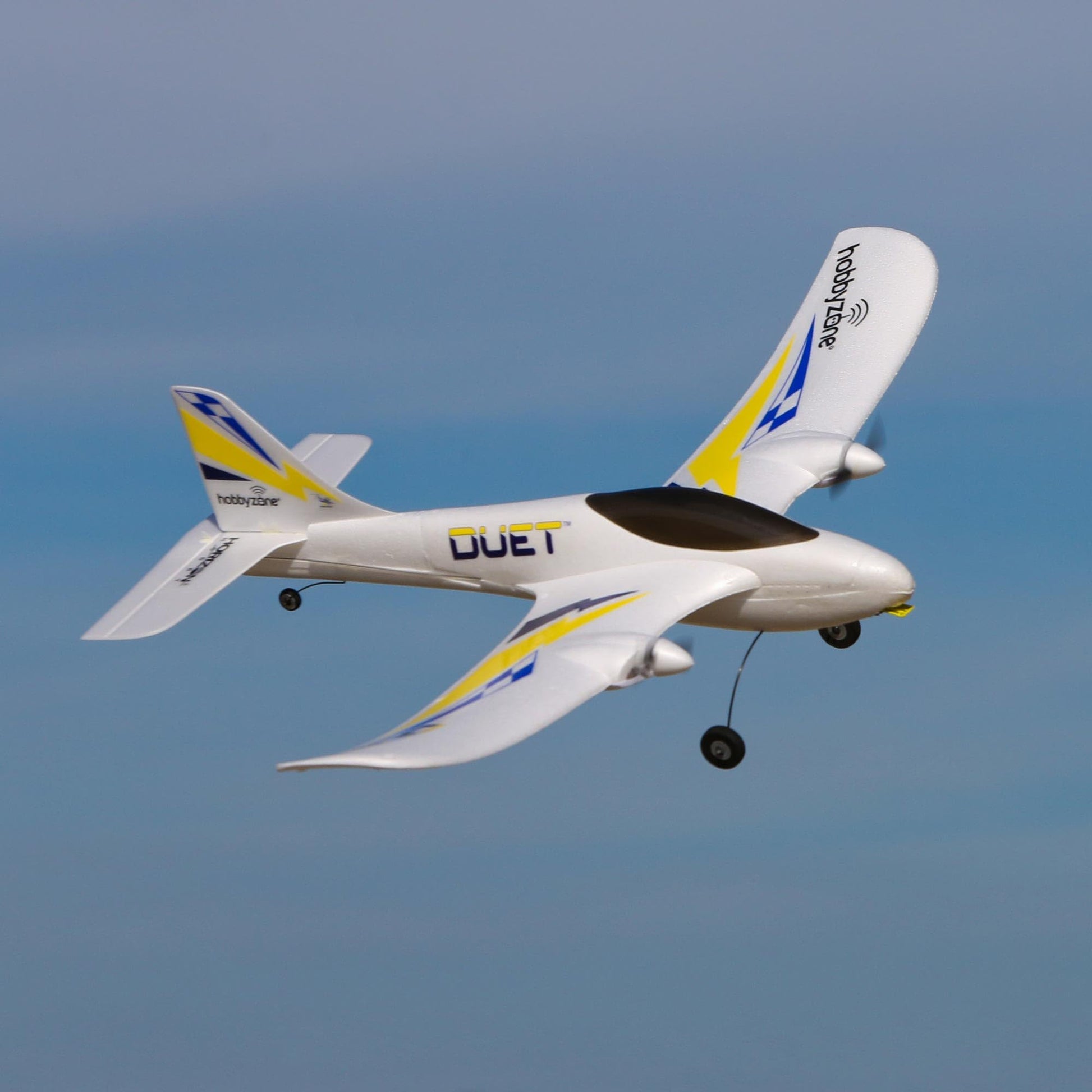 HobbyZone RC Airplane Duet S 2 RTF Everything Needed to Fly is Included with Safe HBZ05300