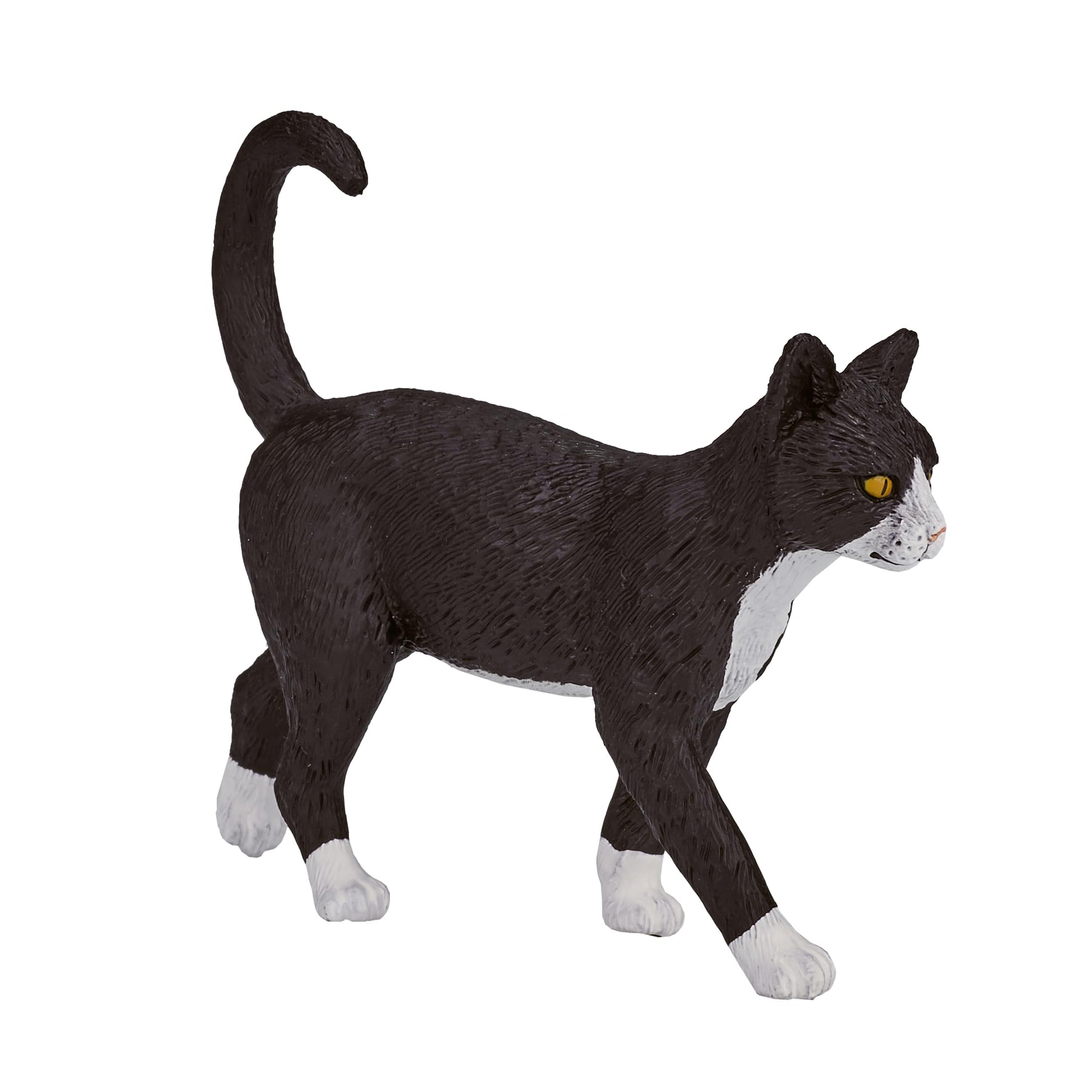 MOJO - Tuxedo Cat Pet Farm | Hand-Painted Toy Figure | Farmland Collection | True to Life & Highly Detailed | Designed in UK