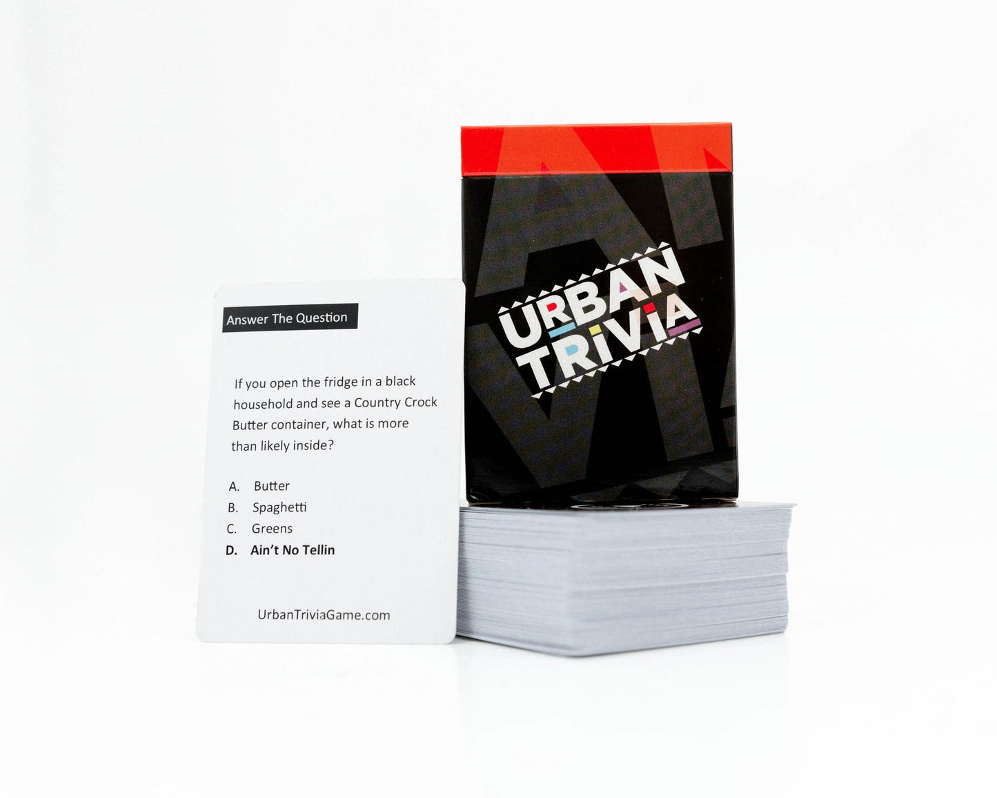 Urban Trivia - Black Card Game for The Culture! Fun Trivia on Black TV, Movies, Music, Sports, & Growing Up Black! Great for Adult Game Nights