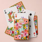 RIFLE PAPER CO. Garden Party Themed Playing Cards for Adults, Standard Deck of Cards for Card Games and Poker at Home or Party, Beautiful Printed