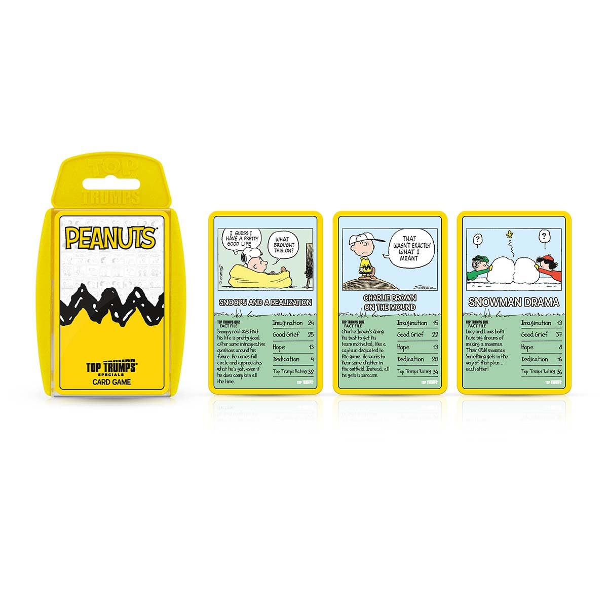 Top Trumps Card Game Peanuts - Family Games For Kids and Adults - Learning Games - Kids Card Games for 2 Players and more - Kid War Games - Card Wars
