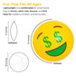 Kangaroo 12 Inflatable Emoticon Beach Balls for Kids & Adult for Pool Party