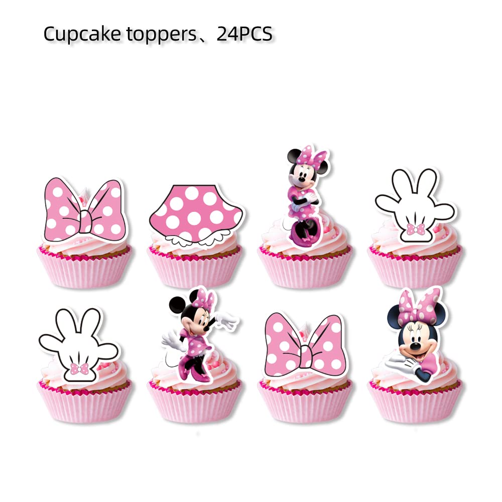 24PCS Cake Toppers Cupcake Toppers Cake Decorations Birthday Party Supplies Decorations (5)