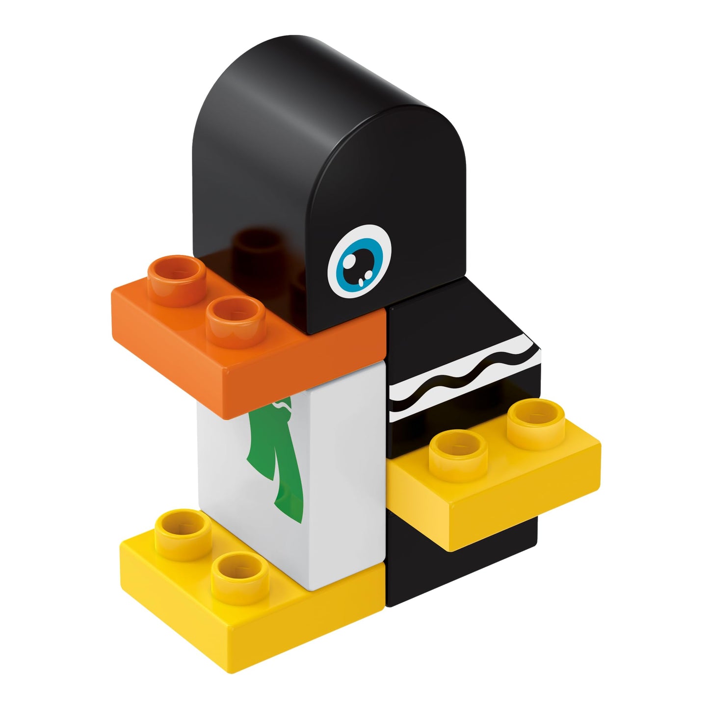 Brickcraft Crayola Blizzard Blast Penguin Brick Building Set, 8 Pieces | Official Licensed Beginner Block Kit for Kids Ages 3+ | Fun DIY Creative Play