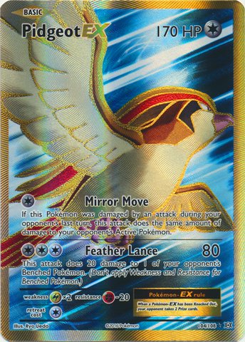 Pokemon - Pidgeot-EX (104/108) - XY Evolutions - Holo