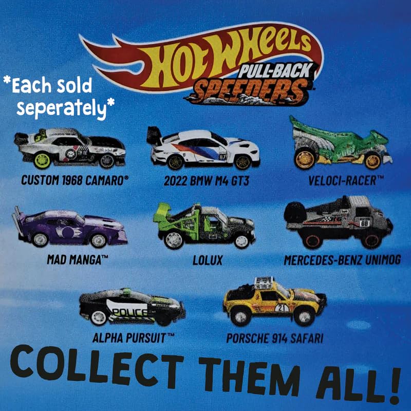 Hot Wheels Pull-Back Speeders Custom 1968 Camaro