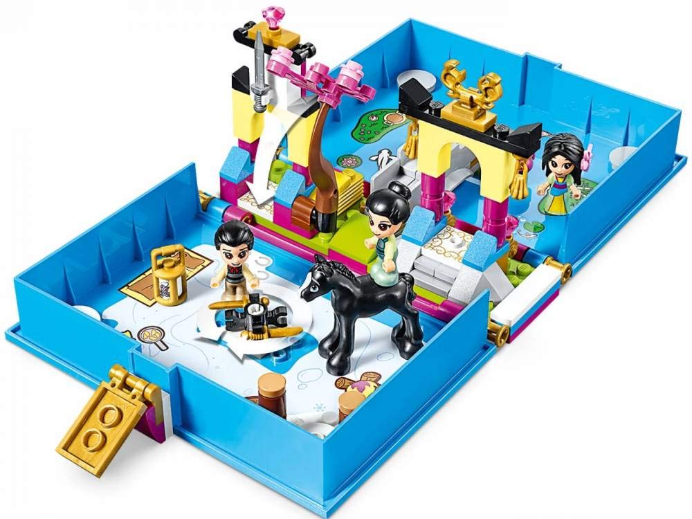 LEGO Disney Mulan’s Storybook Adventures 43174 Creative Building Kit, New 2020 (124 Pieces)