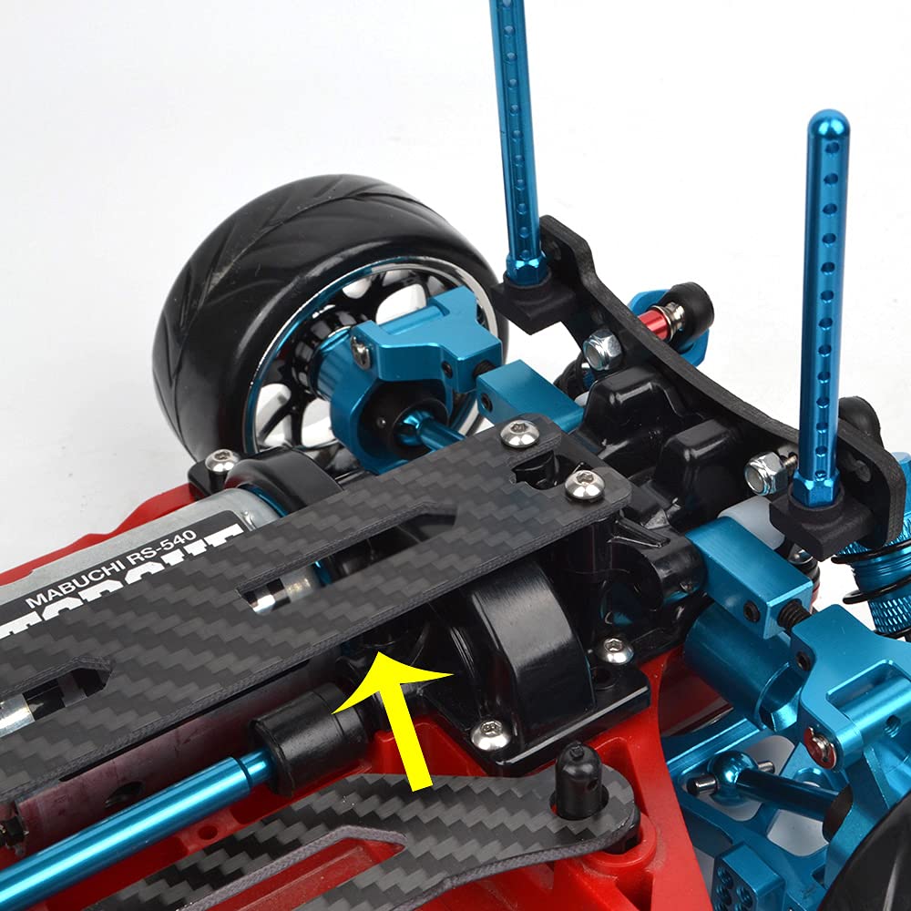 Carbon Fiber Upper Top Deck for Tamiya TT-02 TT-02B Chassis Upgrades