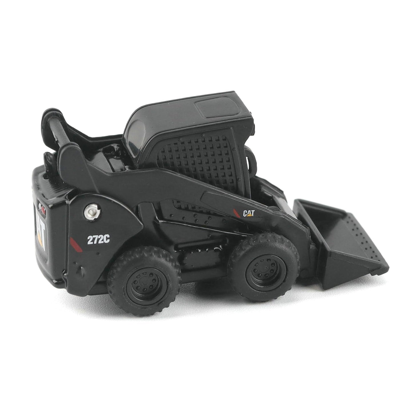 Diecast Masters Caterpillar Diecast Toy Replicas - Cat Micro 272C Skid Steer Loader (Black Finish) with Accessories in Tool Box | Model 85974BK
