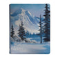 Ultra PRO - Bob Ross Winter Paradise 9-Pocket Zippered PRO-Binder, Trading Card Collector Organizer Bob Ross Merch Premium Storage Leatherette Binder