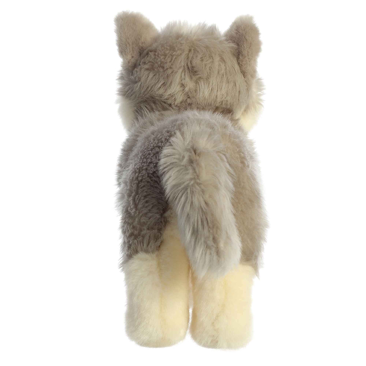 Aurora® Adorable Miyoni® Tots Wolf Pup Stuffed Animal - Lifelike Details Make a Cherished Companion - Perfect for Decorating Bedrooms or Classrooms