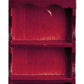 Melody Jane Dollhouse Mahogany Sweetheart Country Wall Shelf Miniature 1:12 Shelf Unit