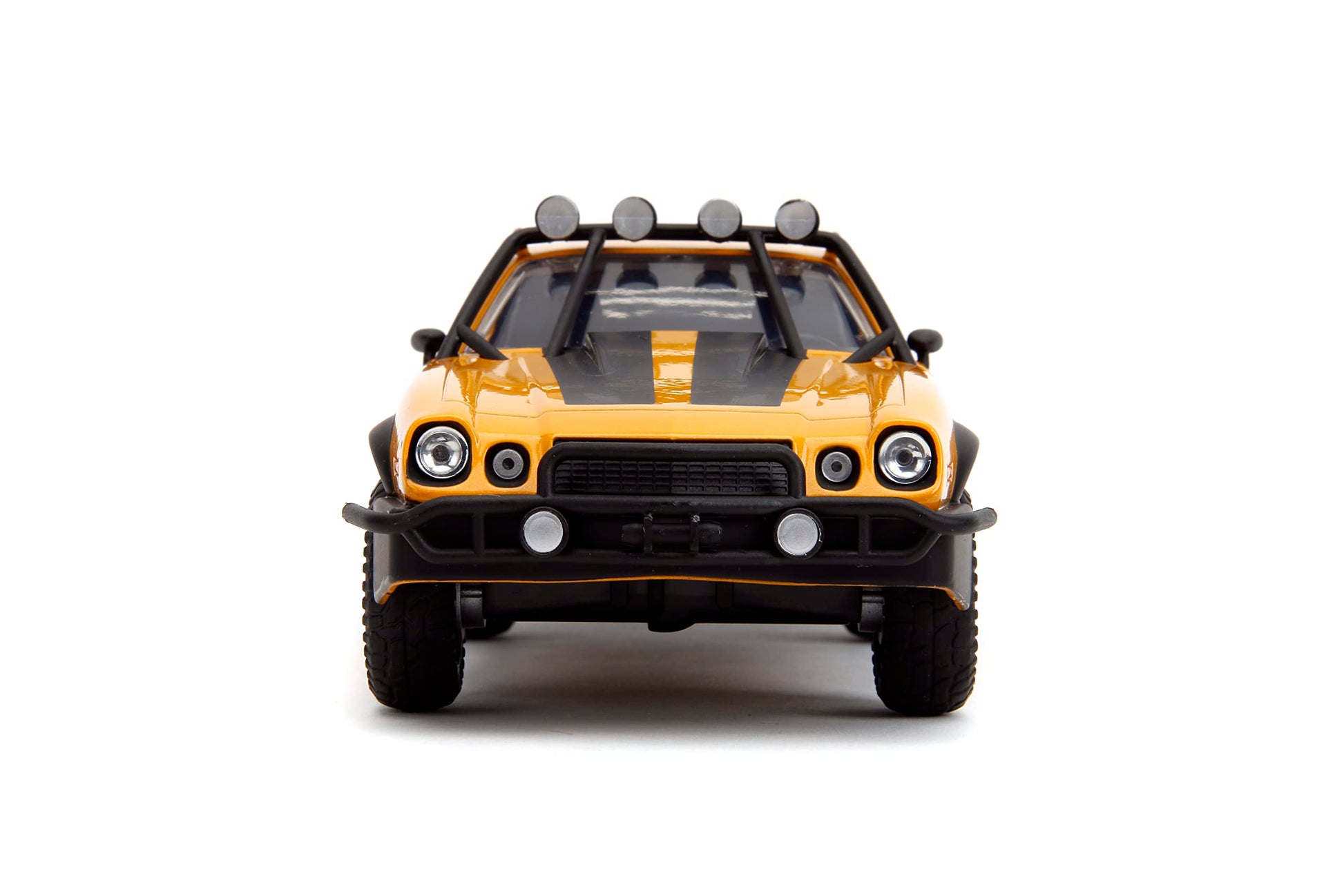 Jada Transformers Rise of The Beast 1:24 1977 Chevy Camaro Bumblebee & Badge Die-Cast Car, Toys for Kids and Adults