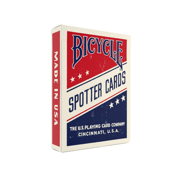 Bicycle Spotter (Red) Playing Cards Deck - Historical WWII Collectible Vintage Deck Featuring Airplane Identification, Ideal Gift for Marines Army