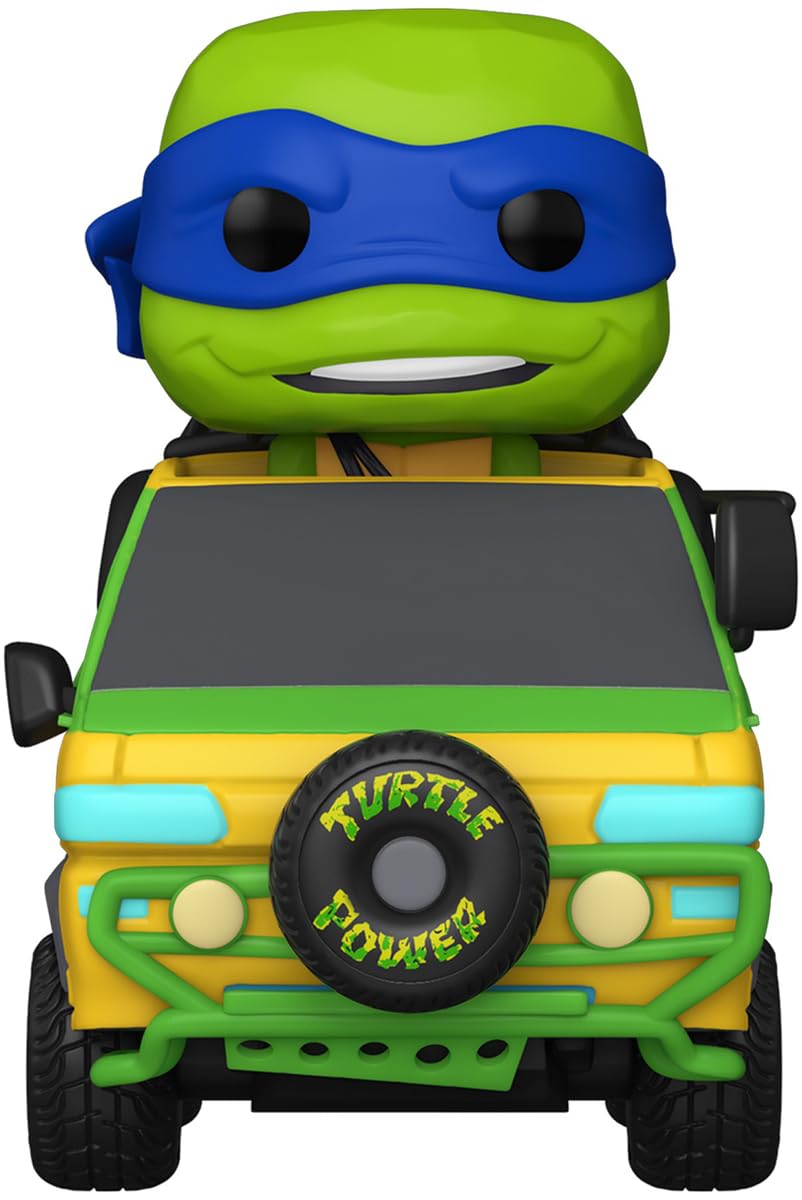 Funko Pop Ride SUPDLX! Movie: Teenage Mutant Ninja Turtle - Leonardo in Van (Exc), Collectable Vinyl Figure - 73578