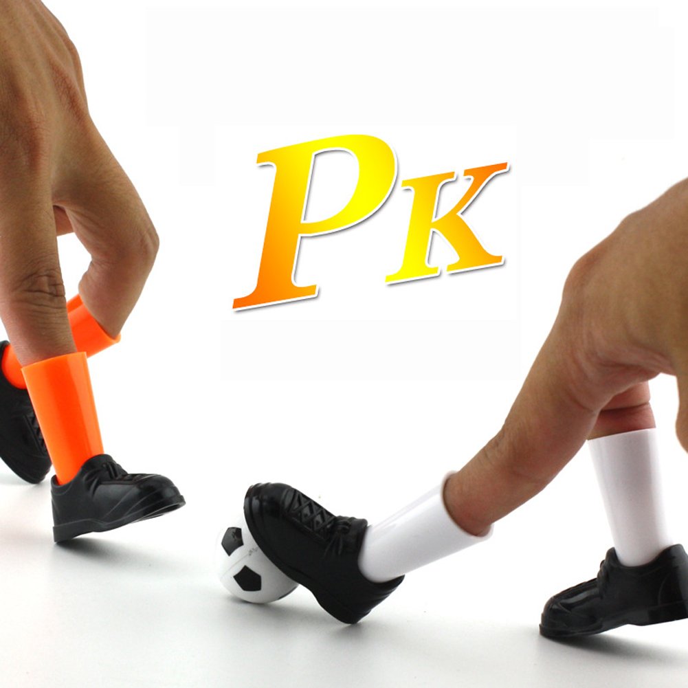 Alasida Finger Football Game Sets with Two Goals Funny Family Party Finger Soccer Game