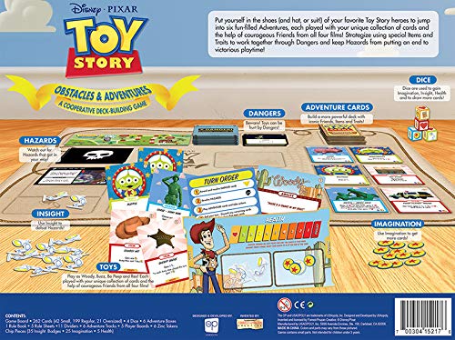Disney Pixar Toy Story Cooperative Deck-Building Game | Family Board Game Featuring Characters and Artwork from Toy Story Movies and Short Films |
