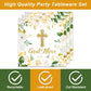 Frypeas 40Pcs God Bless Party Decorations Tableware Supplies 20 Plates and 20 Napkins for God Bless Baptism Party Decoration Serve 20 Guests