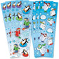 Christmas Winter Fun Printed Paper Strip Stickers, 8 Ct. | Party Favor