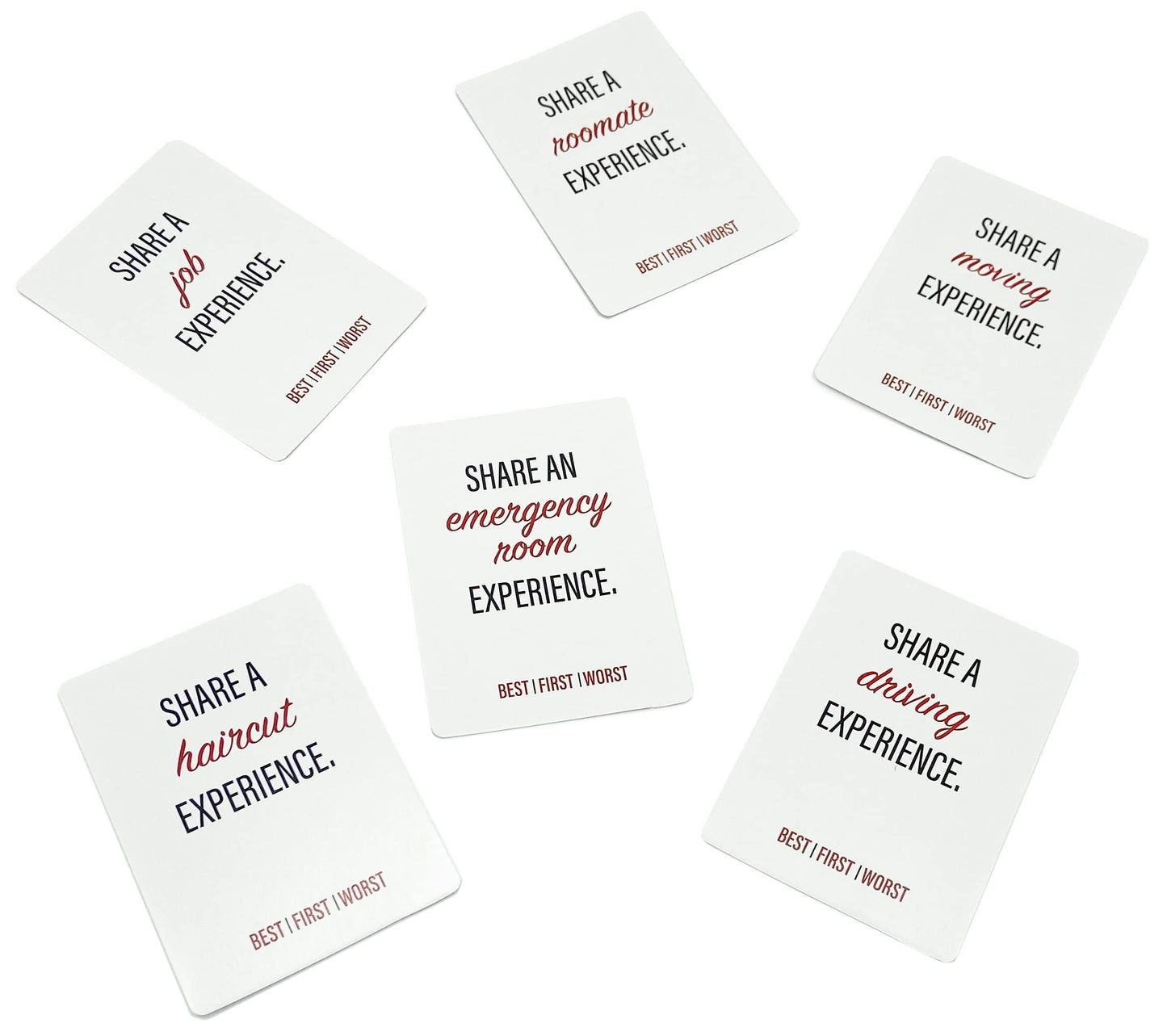 Gatwick Games Best First Worst - New Couples Card Game, Great for Couples Date Night, Work on Strengthening Your Relationship While Playing a Fun Card