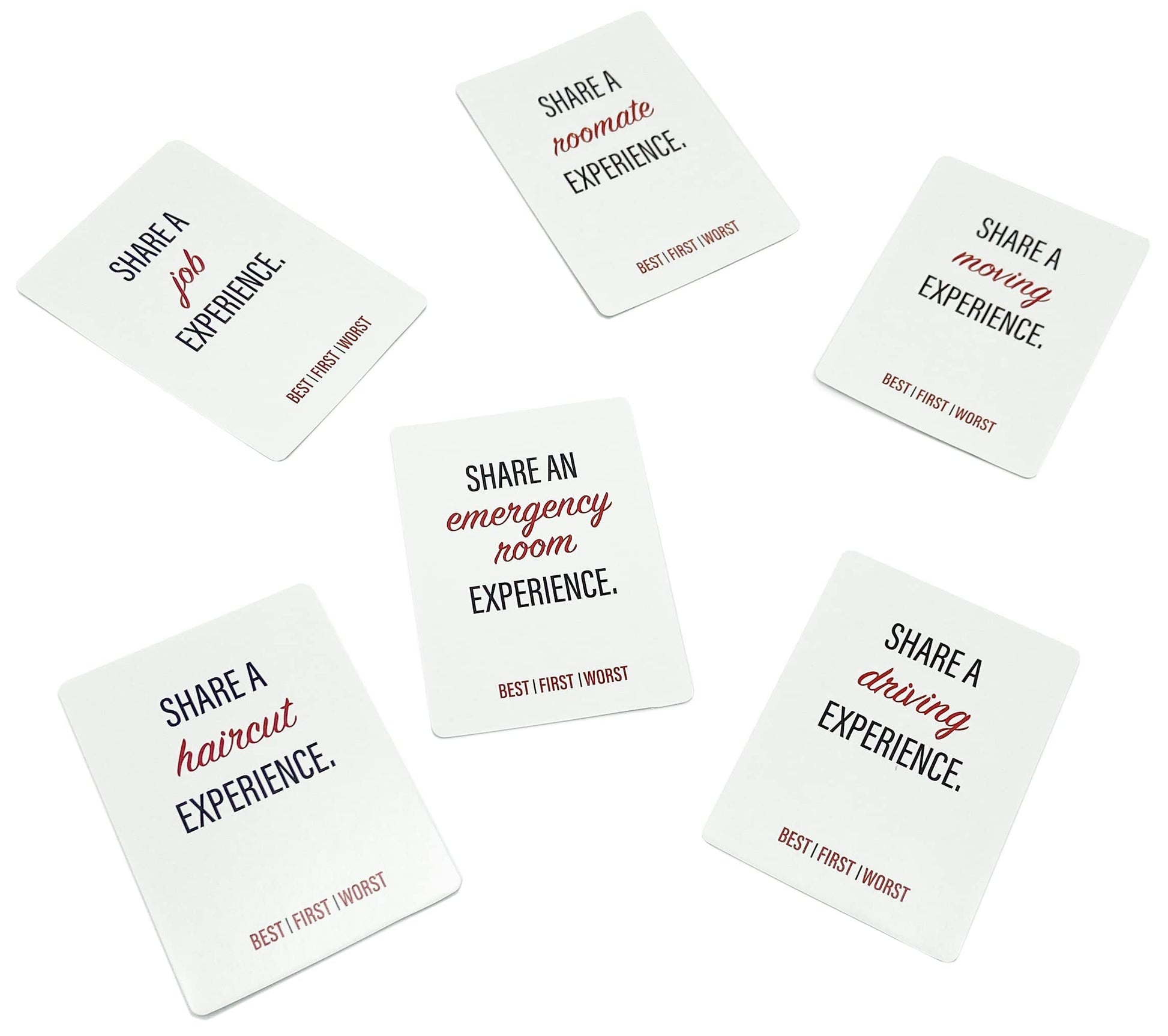 Gatwick Games Best First Worst - New Couples Card Game, Great for Couples Date Night, Work on Strengthening Your Relationship While Playing a Fun Card