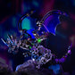 Arcynix Mostarle Reno Blue Dragon 3D Metal Puzzle Kit, 613 Pieces, Magnetic Assembly, LED Light-Up Color Changing Wings, Adjustable Display, DIY
