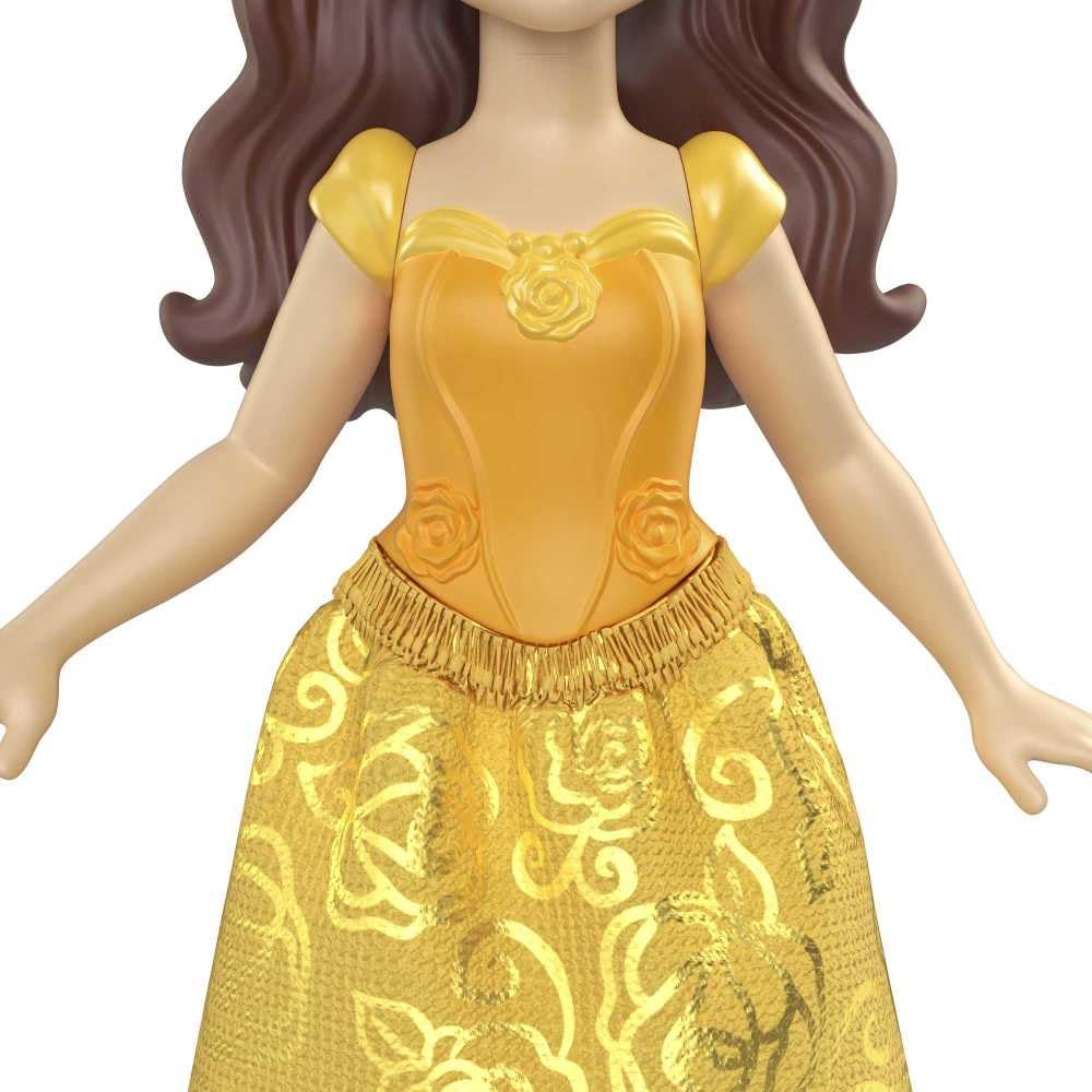 Mattel Disney Princesses, 9 cm Articulated Belle Doll, 3 Years and +, HLW78