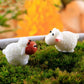 BLAPNK 40pcs Miniature Sheep Figurines Mini Herd of Sheeps Figure Toy Cake Toppers Moss Landscape Decoration DIY Terrarium Crafts Ornament